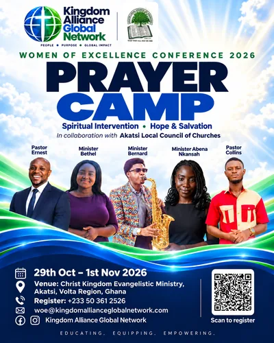 The ministers taking part in the Women of Excellence Conference 2026 Prayer Camp